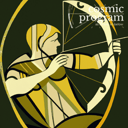 68°, Saturn in Gemini, Art Deco artwork
