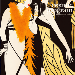 125°, Chiron in Leo, Art Deco artwork
