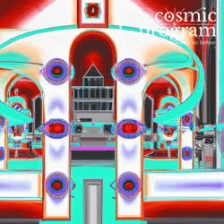 156°, Uranus in Virgo, Art Deco artwork