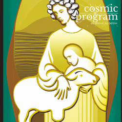 173°, Moon in Virgo, Art Deco artwork