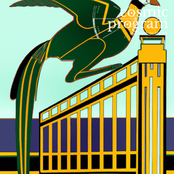 202°, Lilith in Libra, Art Deco artwork