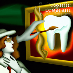 218°, Neptune in Scorpio, Art Deco artwork