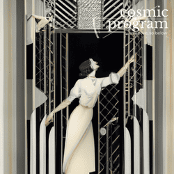 229°, Ascendant in Scorpio, Art Deco artwork
