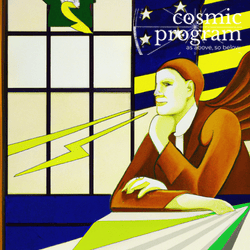 308°, Midheaven in Aquarius, Art Deco artwork
