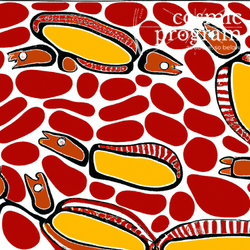 104°, South Node in Cancer, Australian Aboriginal Art artwork