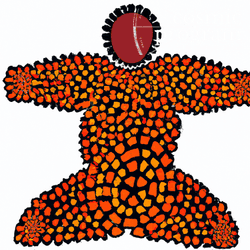 120°, Uranus in Leo, Australian Aboriginal Art artwork