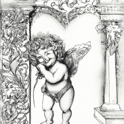 246°, South Node in Sagittarius, Baroque artwork