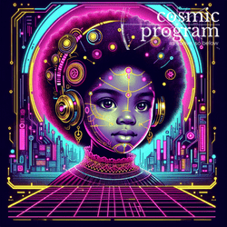 71°, Lilith in Gemini, Afrofuturism artwork