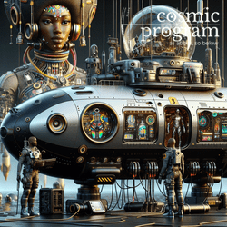 216°, Sun in Scorpio, Afrofuturism artwork