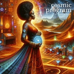 226°, Venus in Scorpio, Afrofuturism artwork