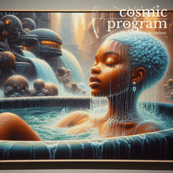 286°, South Node in Capricorn, Afrofuturism artwork