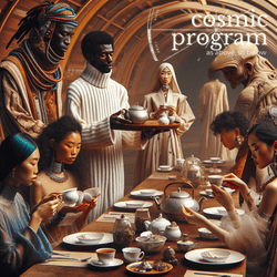 298°, Chiron in Capricorn, Afrofuturism artwork