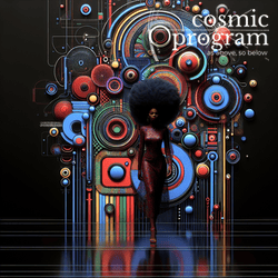320°, Sun in Aquarius, Afrofuturism artwork