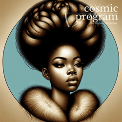 343°, North Node in Pisces, Afrofuturism artwork