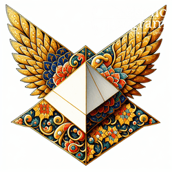 4°, Saturn in Aries, Persian Miniature Painting artwork