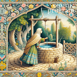 36°, Jupiter in Taurus, Persian Miniature Painting artwork