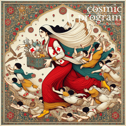 39°, Mercury in Taurus, Persian Miniature Painting artwork