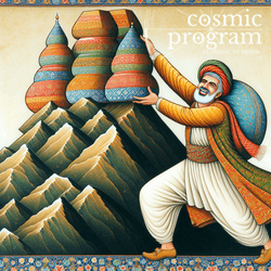 42°, Ascendant in Taurus, Persian Miniature Painting artwork