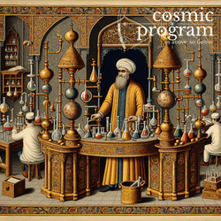 137°, Saturn in Leo, Persian Miniature Painting artwork