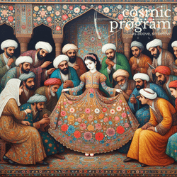 157°, Jupiter in Virgo, Persian Miniature Painting artwork