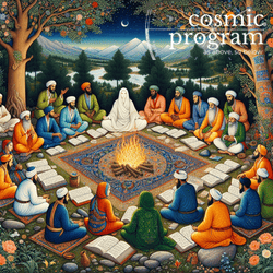 183°, Ascendant in Libra, Persian Miniature Painting artwork