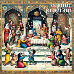 192°, Lilith in Libra, Persian Miniature Painting artwork