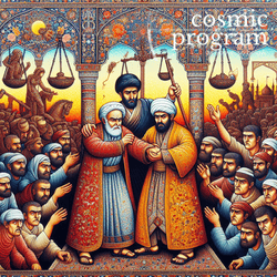 197°, Mercury in Libra, Persian Miniature Painting artwork