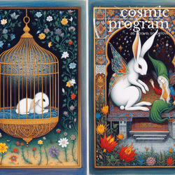 232°, Jupiter in Scorpio, Persian Miniature Painting artwork