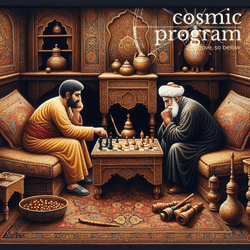 242°, Ascendant in Sagittarius, Persian Miniature Painting artwork