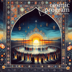 256°, Midheaven in Sagittarius, Persian Miniature Painting artwork