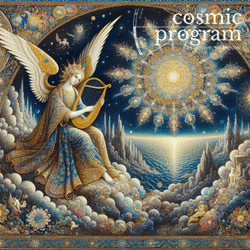 278°, Midheaven in Capricorn, Persian Miniature Painting artwork