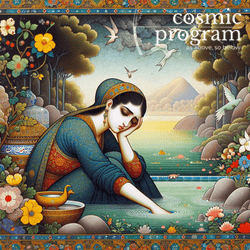 286°, Chiron in Capricorn, Persian Miniature Painting artwork