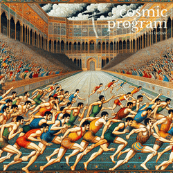 290°, Ascendant in Capricorn, Persian Miniature Painting artwork