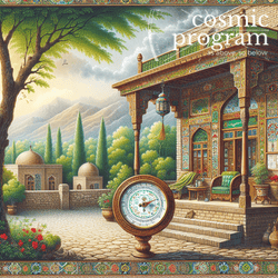 312°, Sun in Aquarius, Persian Miniature Painting artwork