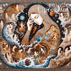 352°, Chiron in Pisces, Persian Miniature Painting artwork