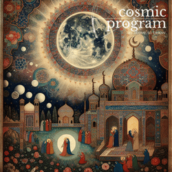 355°, Neptune in Pisces, Persian Miniature Painting artwork