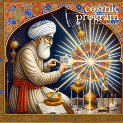 358°, Sun in Pisces, Persian Miniature Painting artwork
