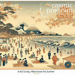 200°, South Node in Libra, Traditional Japanese Art artwork