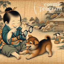 260°, North Node in Sagittarius, Traditional Japanese Art artwork