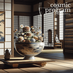 326°, Sun in Aquarius, Traditional Japanese Art artwork