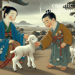 350°, Jupiter in Pisces, Traditional Japanese Art artwork