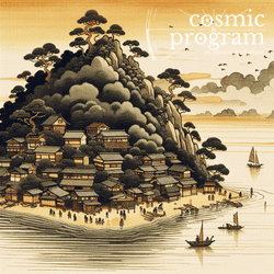 353°, Saturn in Pisces, Traditional Japanese Art artwork