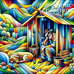 316°, Chiron in Aquarius, Pop Art artwork