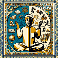 6°, Saturn in Aries, Islamic Art artwork