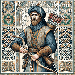 68°, Chiron in Gemini, Islamic Art artwork