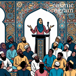 75°, Chiron in Gemini, Islamic Art artwork