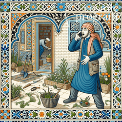179°, Saturn in Virgo, Islamic Art artwork