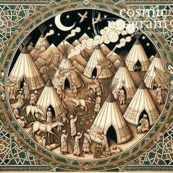 235°, Mars in Scorpio, Islamic Art artwork