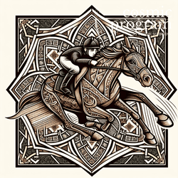338°, Pluto in Pisces, Islamic Art artwork