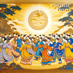 15°, South Node in Aries, Traditional Chinese Art artwork